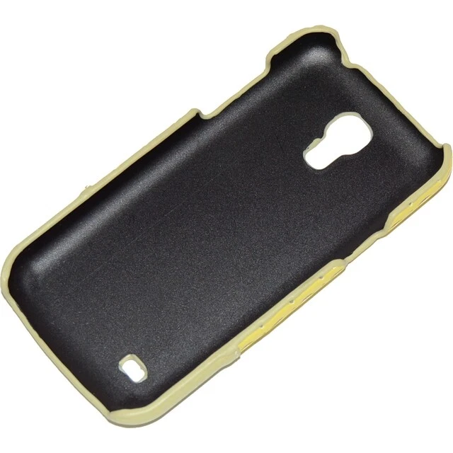 GUESS CUSTODIA HARD CASE ORIGINALE SAMSUNG GIALLA GALAXY S4 MINI I9190 I9195 NEW - Immagine 3 di 4