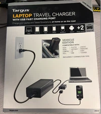 Brand New Targus Laptop Travel Charger with USB Fast Charging Port APM32US