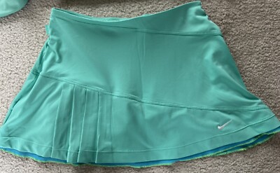 Womens 3 Piece Nike Tennis Set Turquoise & White Jacket XS
