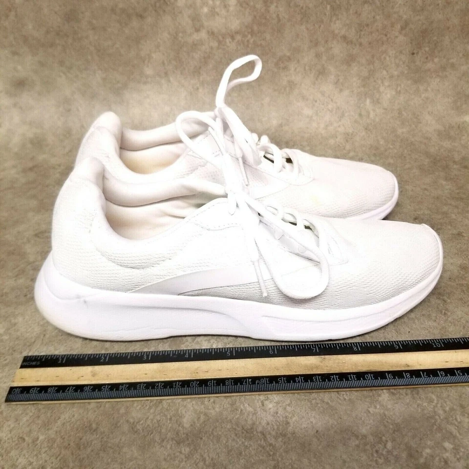 Zapatillas deportivas Athletic Works para mujer talla 7,5 blancas con cordones Foto 4 de 4