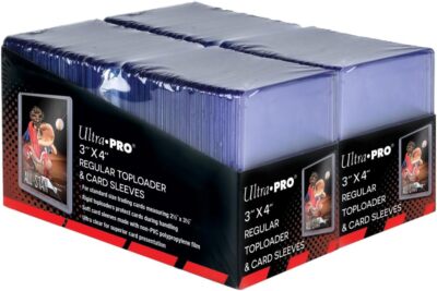  Ultra PRO Top Loaders 3'' x 4'' Regular 35pt + Soft Sleeves 200/500/1000ct