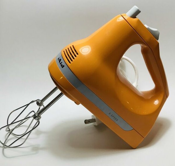 KitchenAid Tangerine 5 Speed Hand Mixer Orange Kitchen Aid for sale