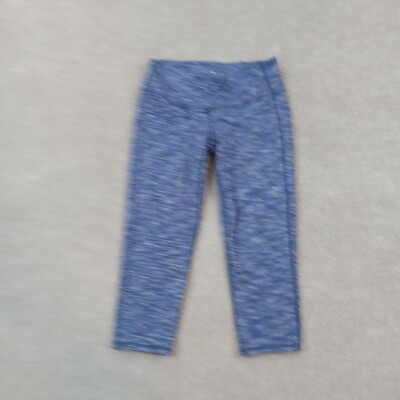 Athleta Leggings Womens Small Blue Capri Athleisure Stretch Yoga Causal