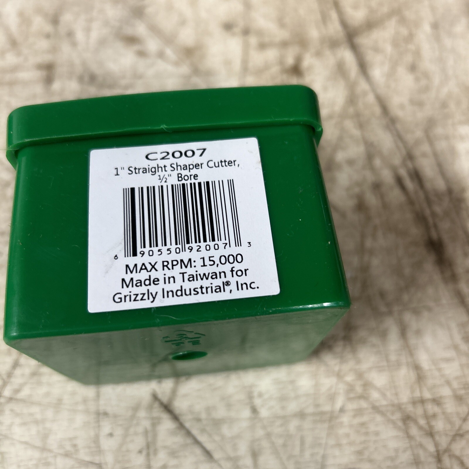 Grizzly C2007 1” Straight Shaper Cutter , 1/2” Bore 15,000 Rpm Router