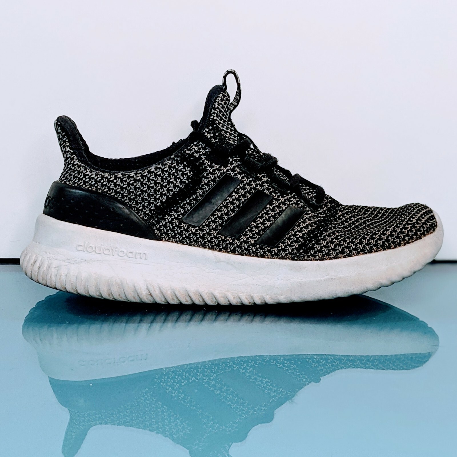 adidas cloudfoam shoes black