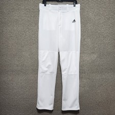 ADIDAS Women's White Trackpants Aeroready Belt Loops Zip Closure Size M