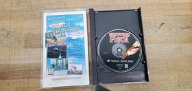 Lot of 2 SEGA SATURN Games BLACK FIRE & Virtua Racing