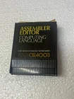 Assembler Editor Left Cartridge Atari 400/800 - Tested/Working - CXL4003 - RARE!