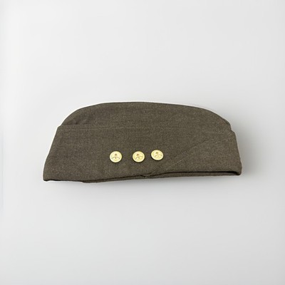Garrison US Army Hat Cap Wool Serge Size 6 5/8, WWII 1942 & great condition! 