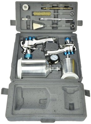 DeVilbiss StartingLine HVLP Gravity Spray Gun Kit 802342 2.7mm Factory