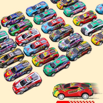 soi-meme 30 Pack Pull Back 1 inch (W) x 2 inches (L) x 1 (H), Multicolor 