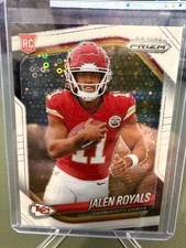 2025 Panini Prizm Jaylen Royals White Disco Prizm Parallel Rookie Card #341