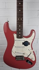 FENDER AMERICAN STANDARD STRATOCASTER FSR MATCHING HEADSTOCK 2009 FIESTA RED