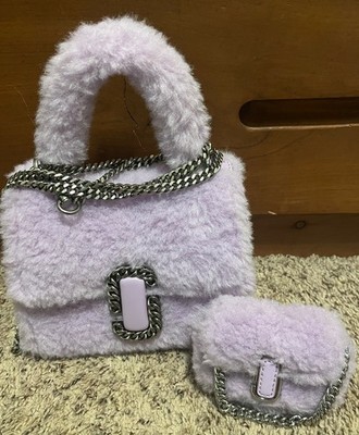 Marc Jacobs The Teddy St Marc Top Handle Bag and Accessory Bag Lilac