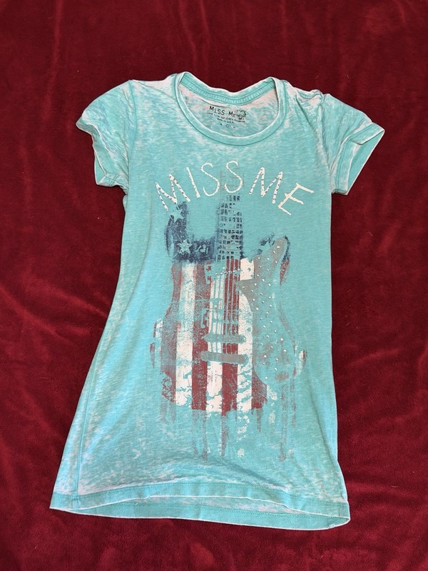 Y2K Miss Me Girls Shirt L