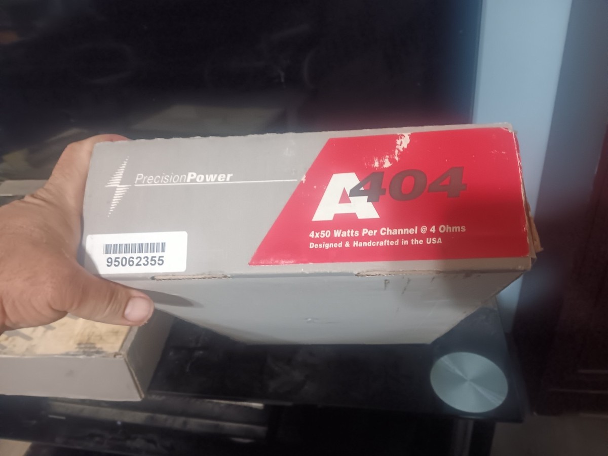 Precision power A404 Vintage amp White | eBay