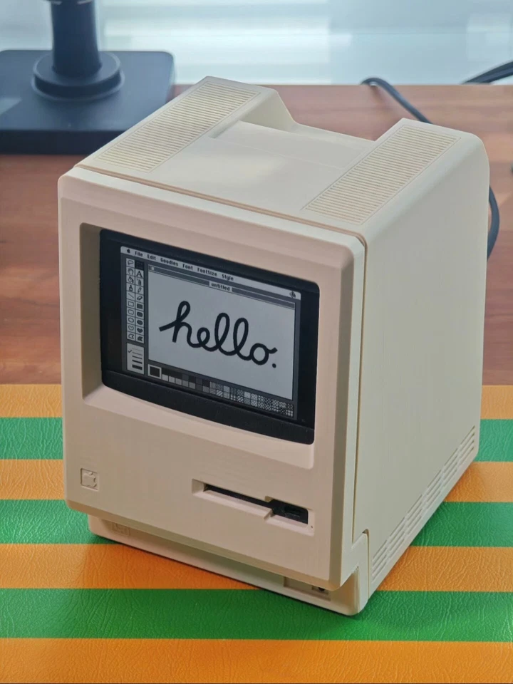 Retro Macintosh-Style Case for Mac Mini M4 with 5" Screen & Storage (Pre-Order) - Image 2 of 4