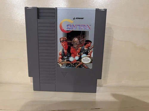 Contra (Nintendo NES) Authentic Cartridge Only Tested & Working Original Owner