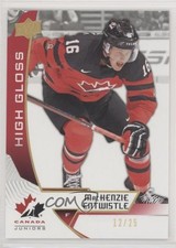 2019 Upper Deck Team Canada Juniors High Gloss 12/25 MacKenzie Entwistle #25 3h1