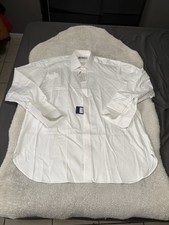 New Turnbull Asser Men s White Button Down Dress Shirt Casino Royal Sz 19 48cm