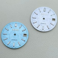 28.5mm Watch Dial for NH35 NH36 Movement Woven Pattern Log Dials Mod Parts