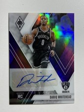 2023-24 Phoenix #PRA-DWH Dariq Whitehead Rookie Auto Purple 61/75 Nets