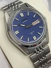 [N. MINT] 1976 SEIKO 6309-8019 Day-Date Blue Dial 37mm Automatic Watch 17 Jewels