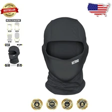 AirTek Ski Mask, Breathable Balaclava, -Round Sports Facemask, Secure Fit