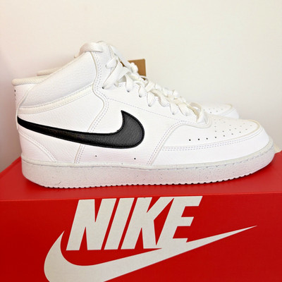 Nike Vision Mid Next Nature Men's 10.5 White DN3577-101 Athletic Sneakers