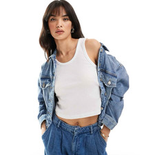 Pull&Bear Oversized Denim Jacket Womens Size ...