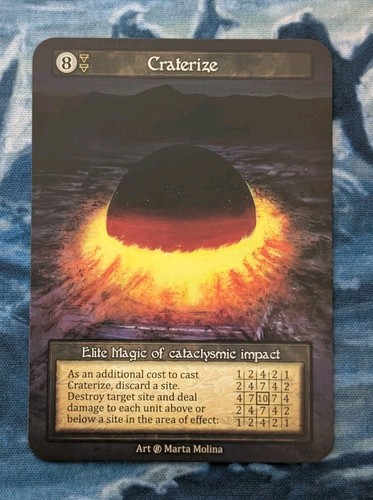 Sorcery : Contested Realm (Beta) Elite CRATERIZE NM - Foto 4 di 5