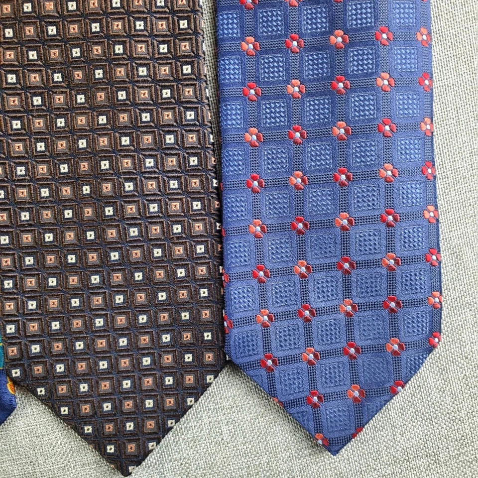 Corbatas Ermenegildo Zegna Hombres Diseñador de Seda Italia Elegantes Lote de 10 Foto 4 de 4