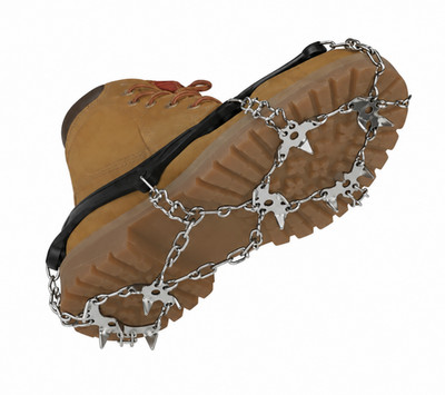 AUHIKE 19 Teeth Ice Grippers Crampons Traction Cleats Snow Hiking Spikes