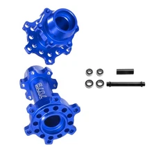 Blue Front&Rear Wheel Hex Hub Set for Losi 1/4 Promoto-MX Motorcycle RTR DIY bn