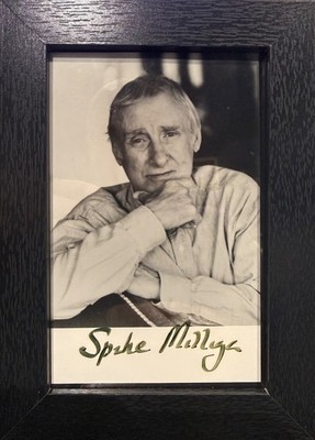 Spike Milligan, Actor, Comedian, Framed 15cm x 10cm 100% Hand Signed Photo & COA