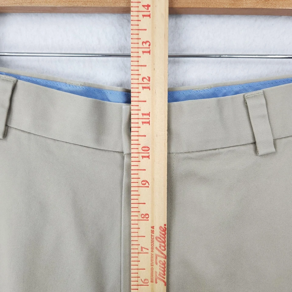 Pantalones Cortos Brooks Brothers Para Hombre 34 Caqui Tostado Ligeros Ventaja Chino Frente Plano Foto 4 de 4