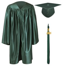 Shiny Kindergarten  Preschool Graduation Gown Cap Set with 2025 Tassel Fores...