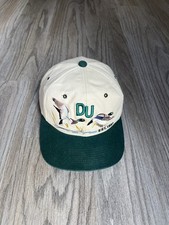 Vintage Ducks Unlimited Embroidered DU Ducks est 1937 Snap Back Baseball Hat Cap