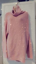 Pink knitwear (TU) XL. gorgeous pink jumper.