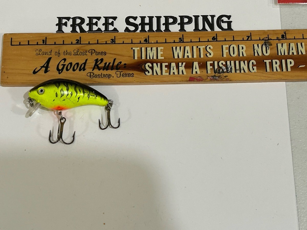 Vintage Manns Baby 1 Minus DOUBLE STAMPED CRANKBAIT FISHING LURE TACKLE FIND | eBay Vintage Manns Baby 1 Minus DOUBLE STAMPED CRANKBAIT FISHING LURE TACKLE FIND | eBay