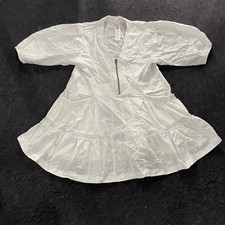 DAILY PRACTICE Relaxed Tiered Mini Dress Women's Size M White