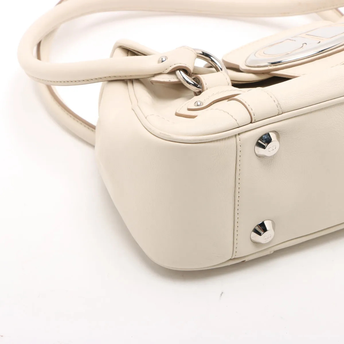 Christian Dior Leather Shoulder bag White - # image 4
