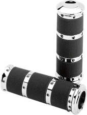 Performance Machine [0063-2018-CH] Contour XL Handlebar Grip Set Chrome TBW