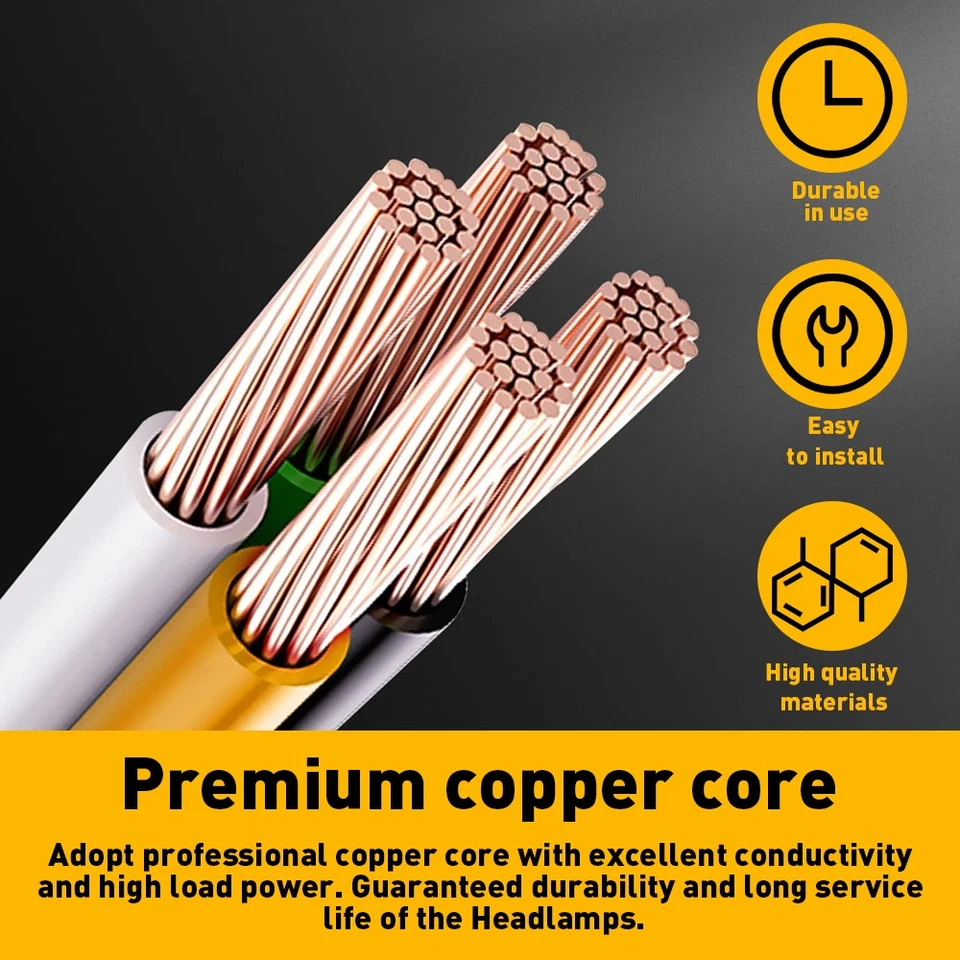 Faro de cableado para arnés GM 2007-2014 Chevrolet Suburban Tahoe 15950809 H Foto 2 de 4