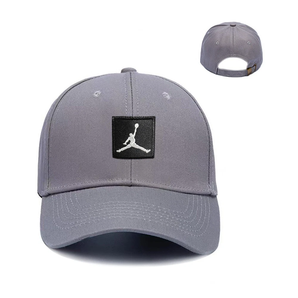 Jordan Jump Professional Sports Adjustable Curved Brim Casual Baseball Cap Gray
Opens in a new windo