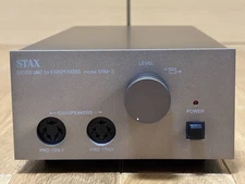 STAX SRM-3 Headphone Amplifier Solid‑State Earspeaker Driver Unit from Japan