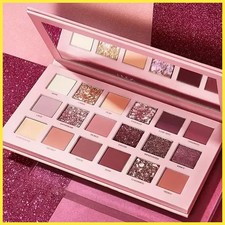 18 Colors Glitter Eyeshadow Palette With Makeup Mirror Pearlescent Matte Shimmer
