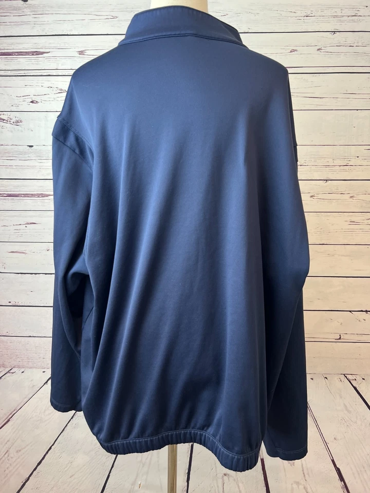 Nike Golf Cortavientos XXL Sudadera Pullover Ajuste Térmico 2X 2XL 381259 Azul Foto 2 de 4