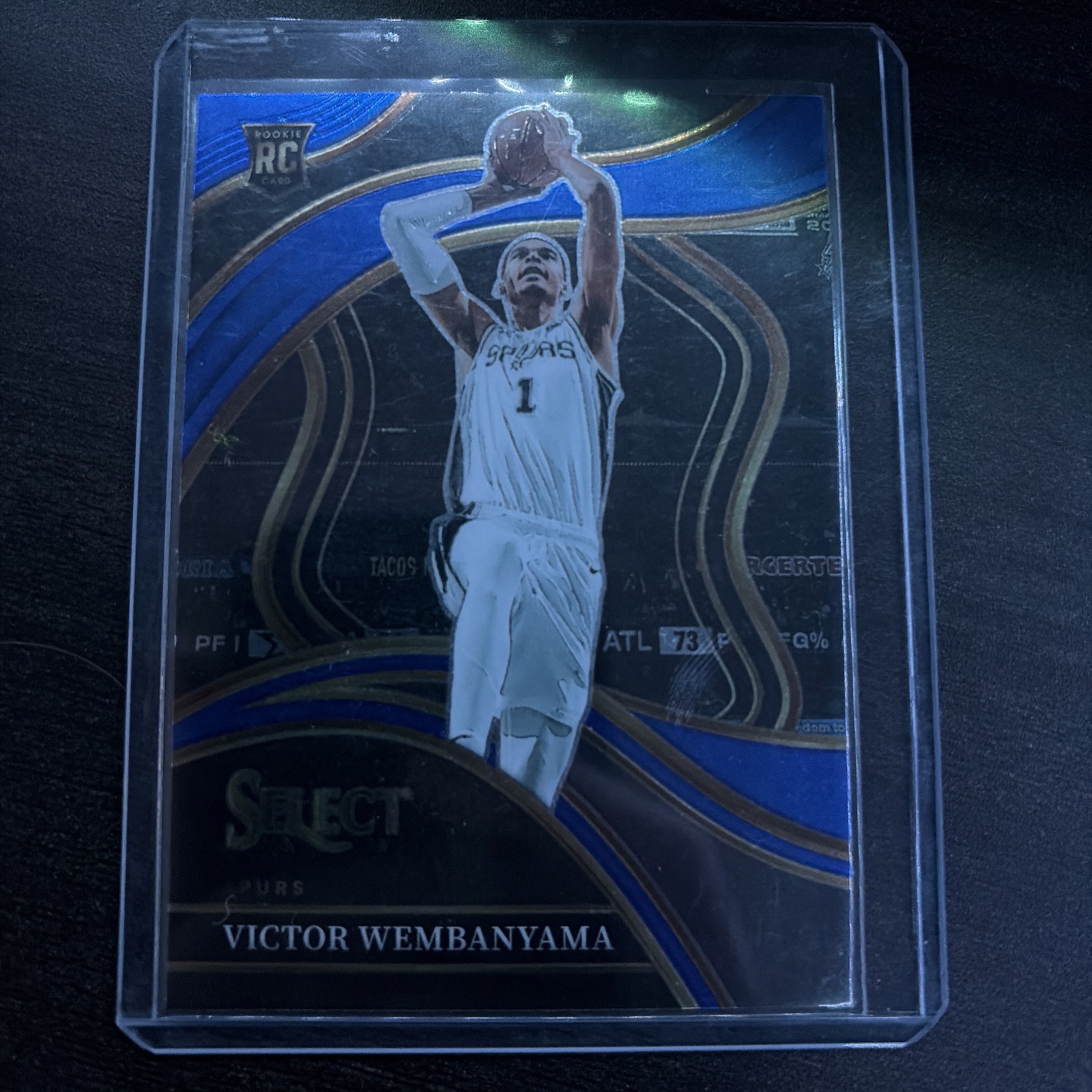 2023-24 Panini Select - Courtside Victor Wembanyama #288 Blue (RC)