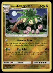 Alolan Exeggutor 115/181 Sun & Moon Team Up Reverse Holo
